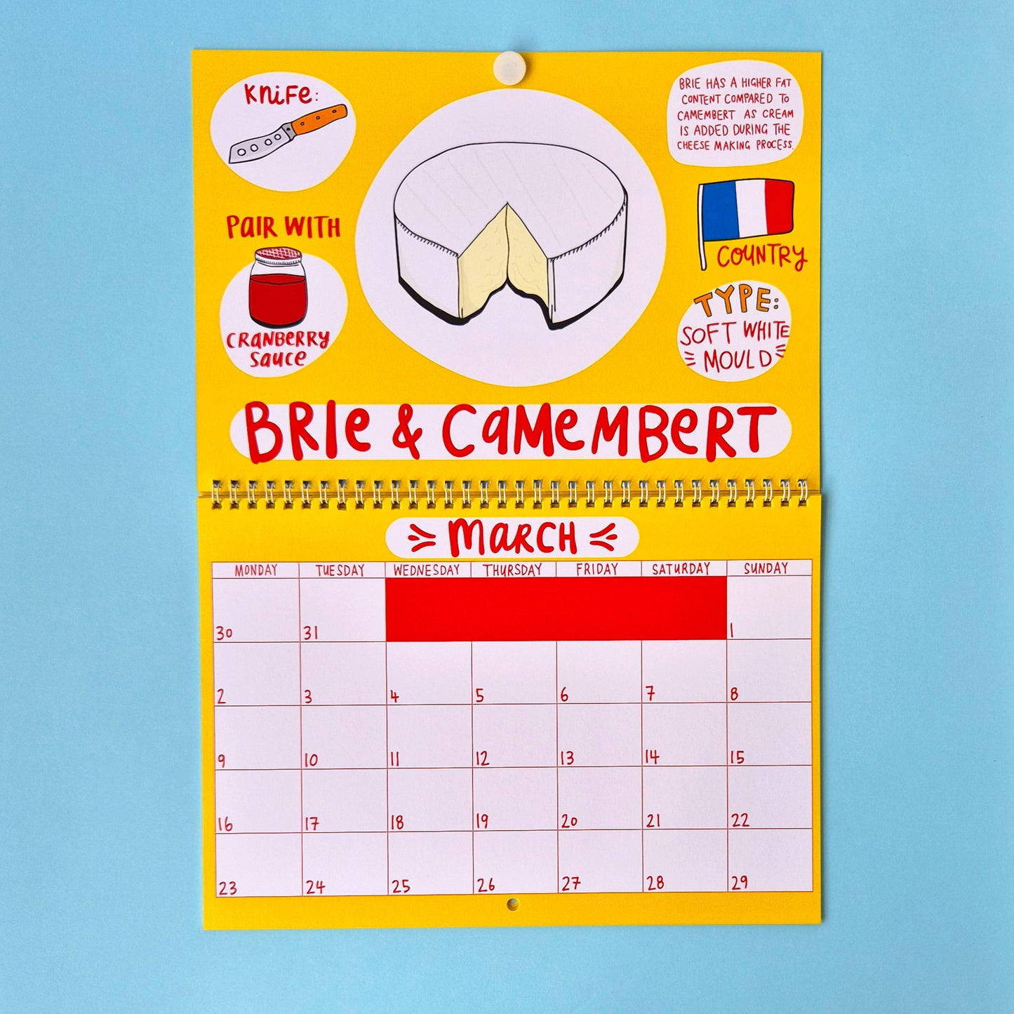 2026 Cheese Calendar