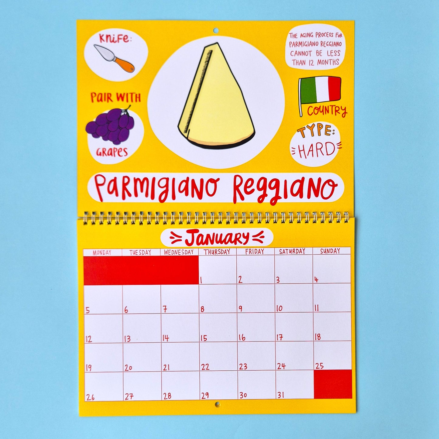 2026 Cheese Calendar