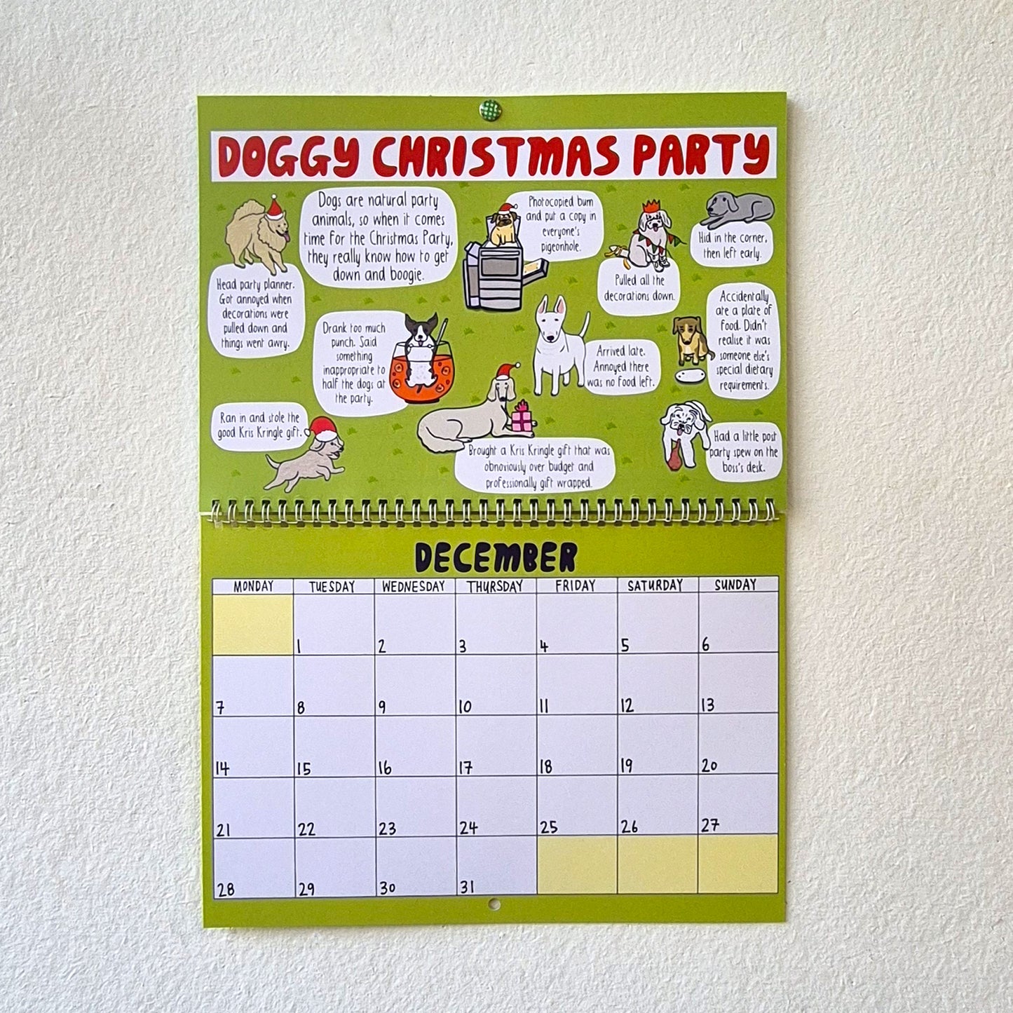 2026 Dog Park Calendar
