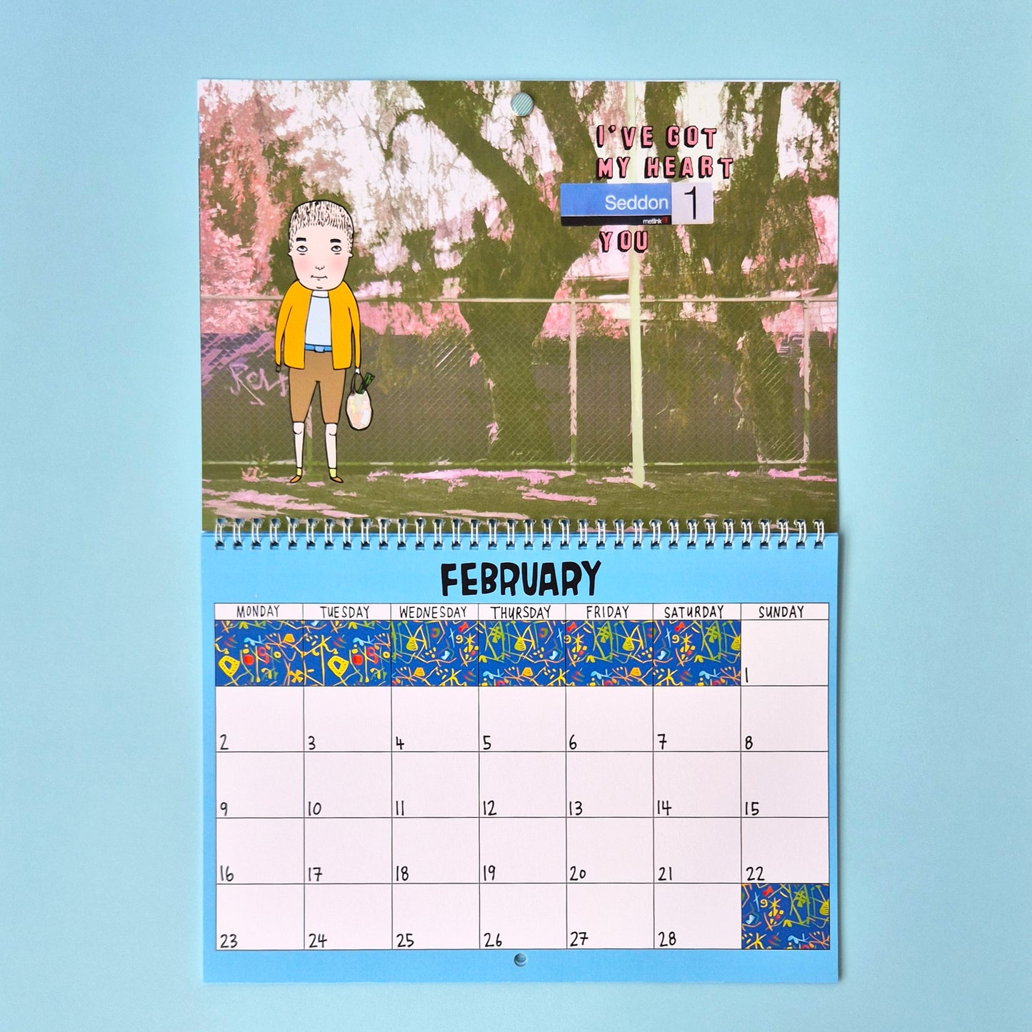 2026 Melbourne Train Station Calendar
