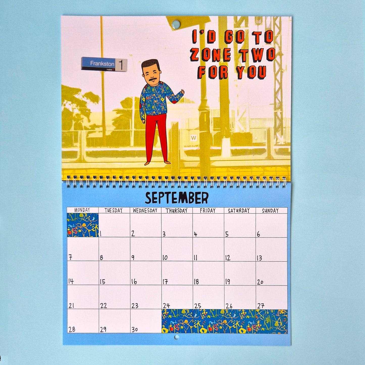 2026 Melbourne Train Station Calendar