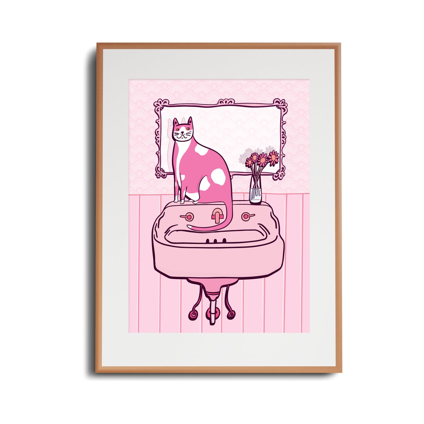 Pink Sink - Art Print