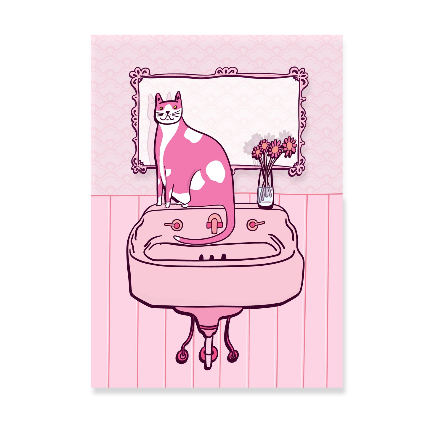 Pink Sink - Art Print