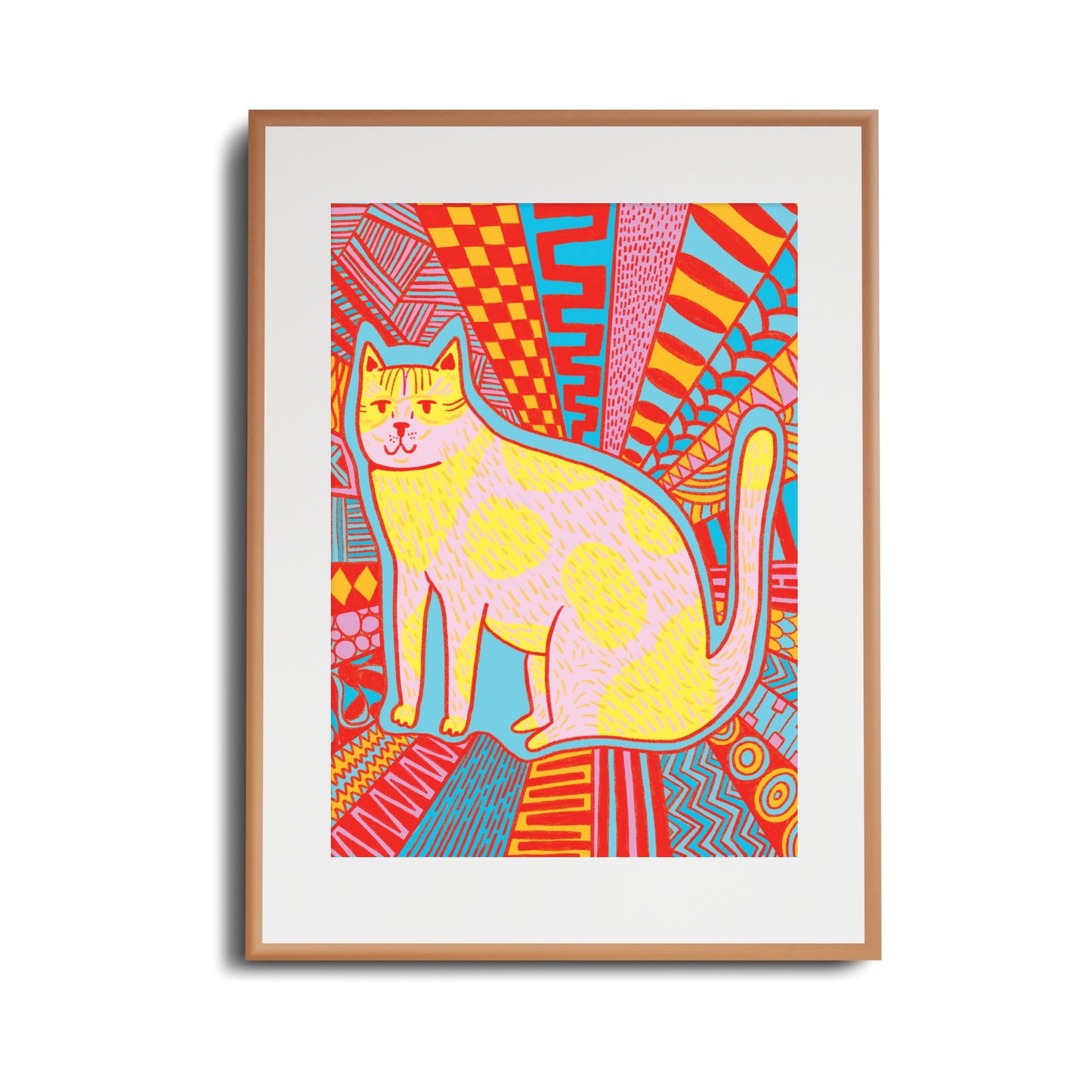 Pattern Cat - Art Print