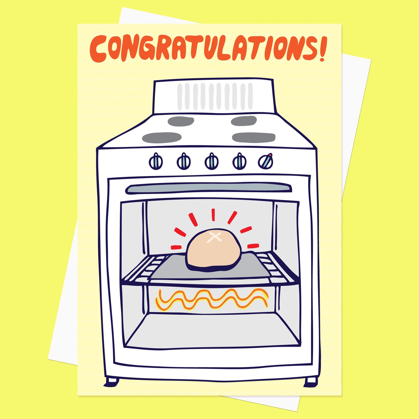 Bun In The Oven - Pregnancy Card