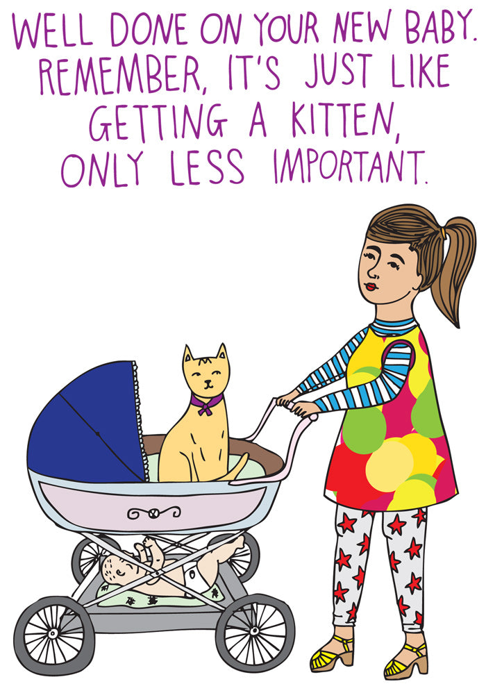 Well Done On Your New Baby. - New Baby Card