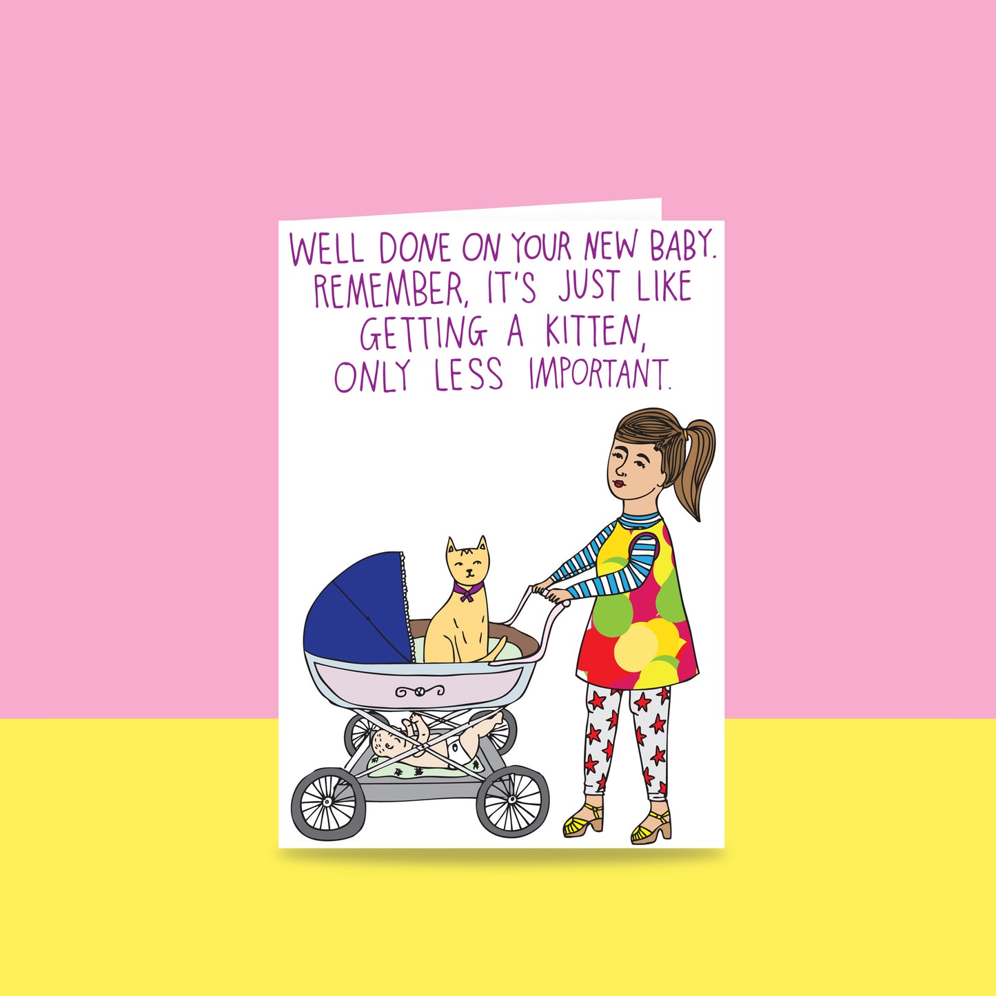 Well Done On Your New Baby. - New Baby Card