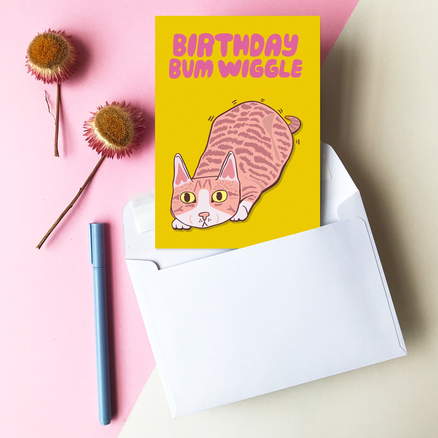 Birthday Bum Wiggle - Birthday Card