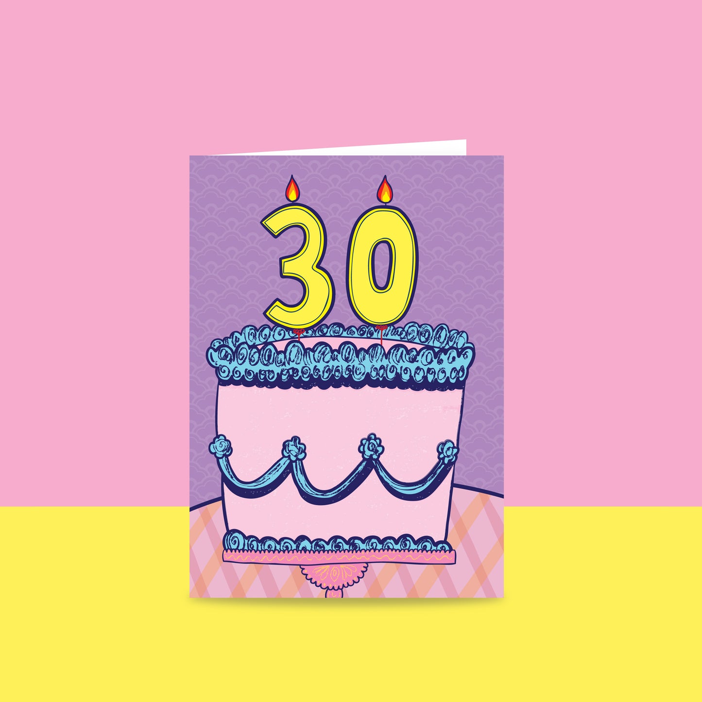 Cake Number Birthday - Milestone Birthday Card