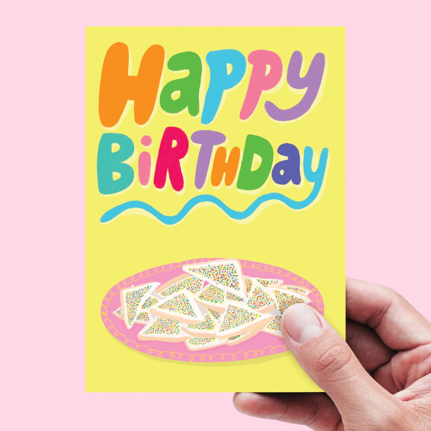 Fairy Bread Happy Birthday - Birthday Card
