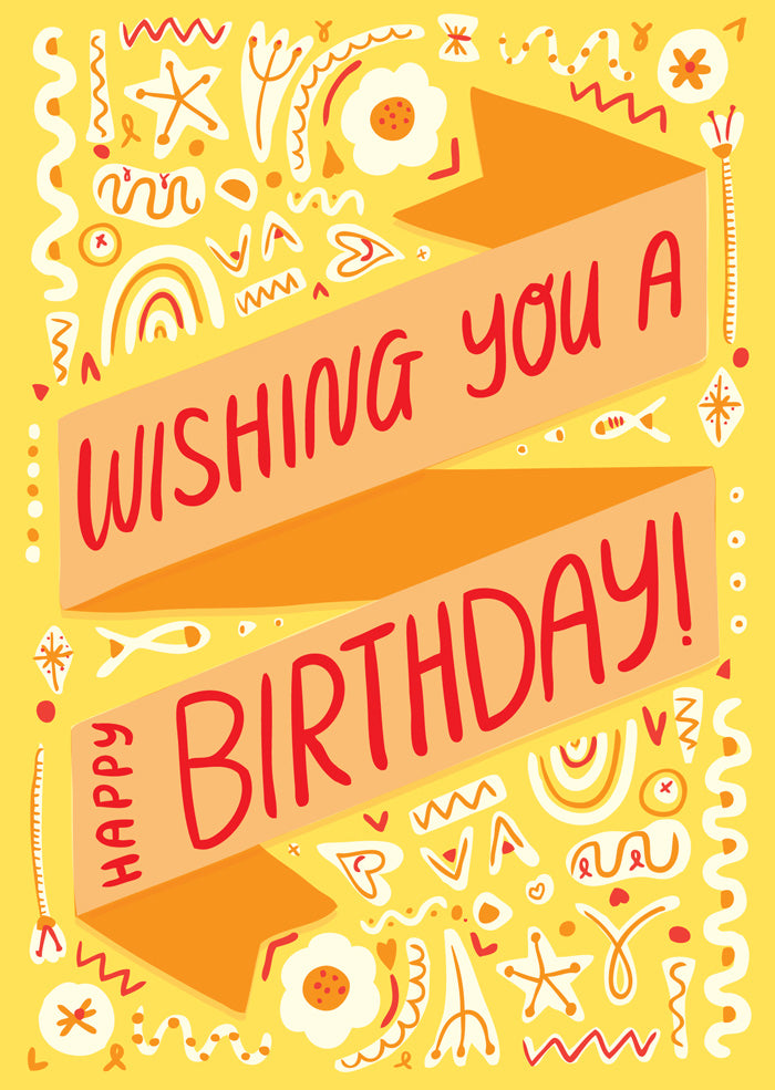Wishing You A Happy Birthday - Birthday Card
