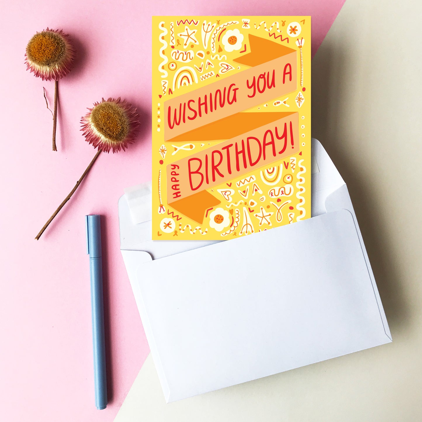 Wishing You A Happy Birthday - Birthday Card
