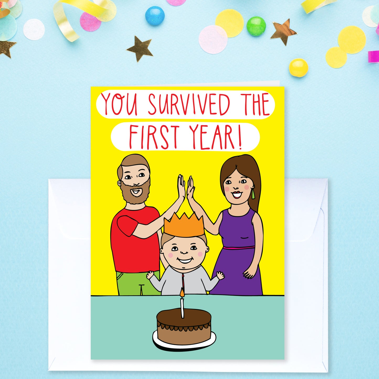 You Survived The First Year - Birthday Card