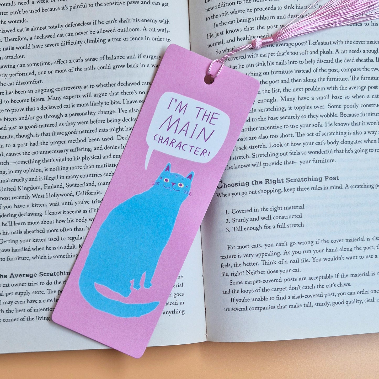 I'm The Main Character - Bookmark