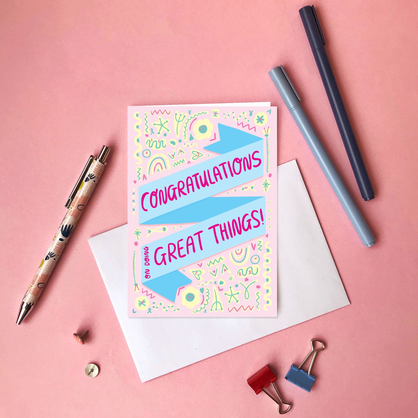 Congratulations On Doing Great Things! - Congratulations Card