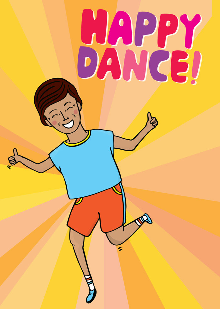 Happy Dance - Congratulations Card