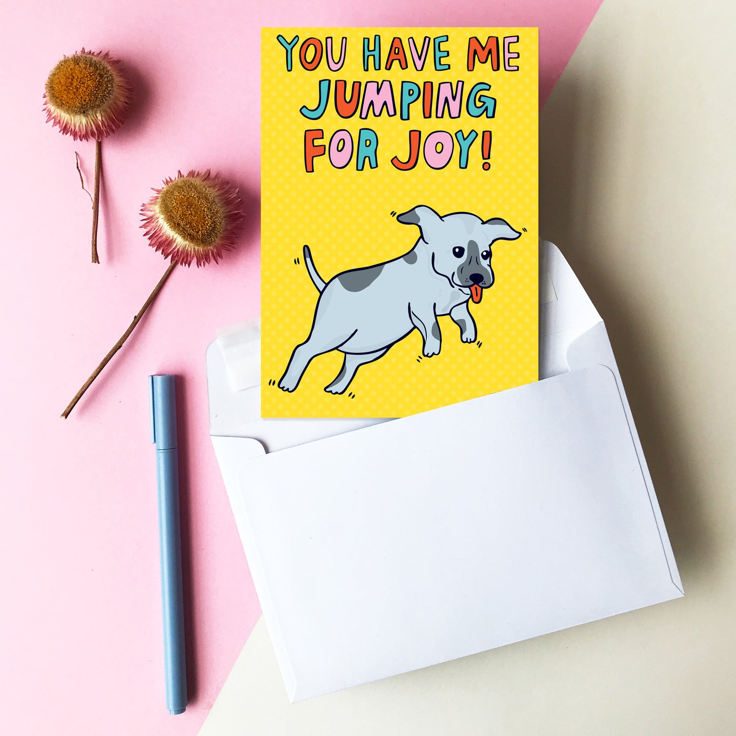 Your Have Me Jumping For Joy! - Congratulations Card