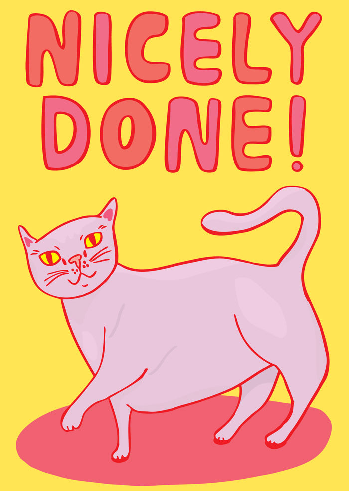 Nicely Done! - Congratulations Card