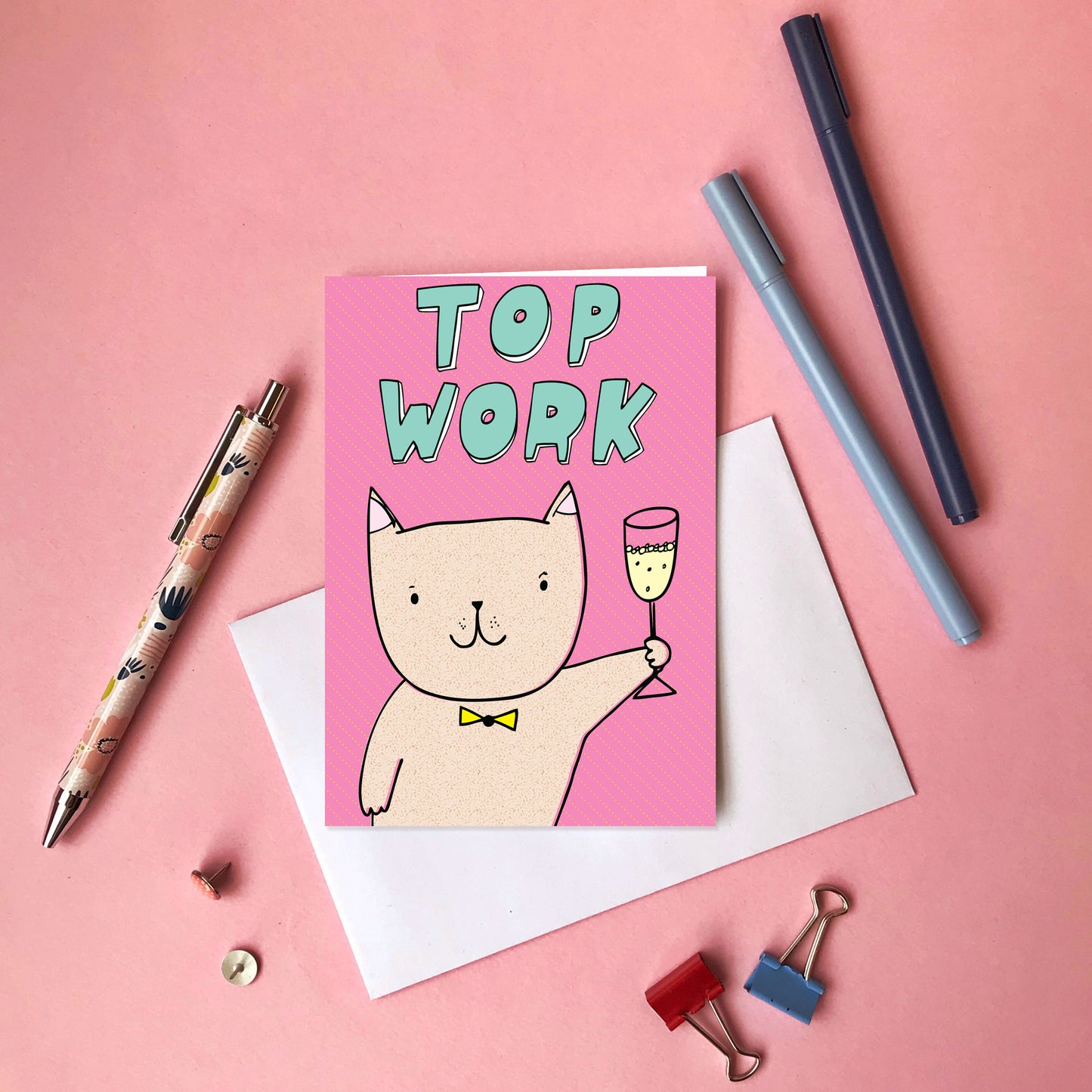 Top Work - Congratulations Card
