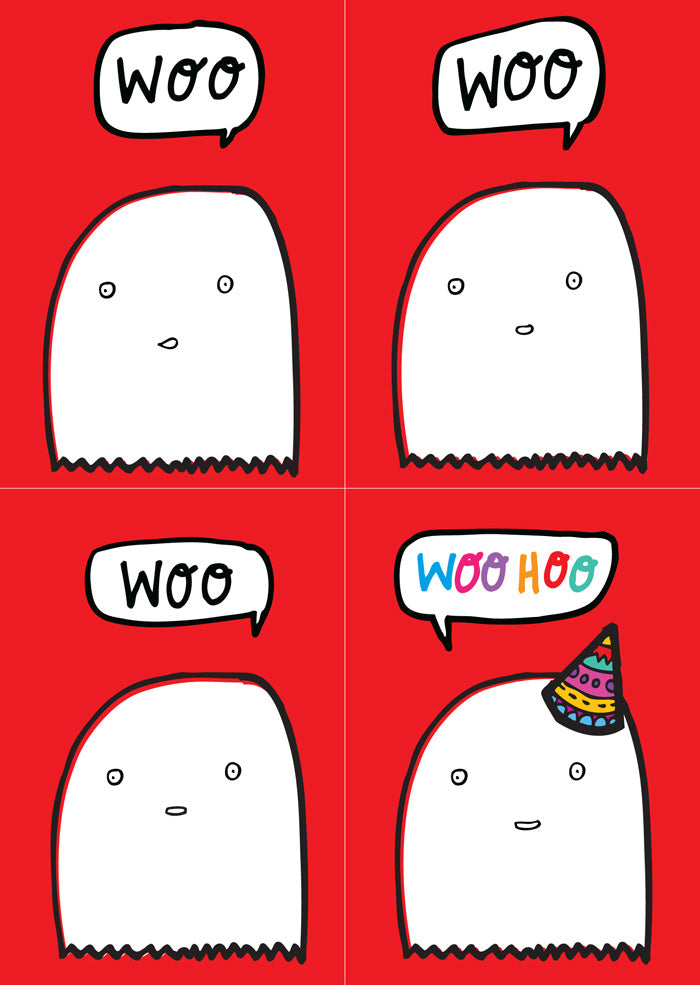 Woo Hoo! - Congratulations Card