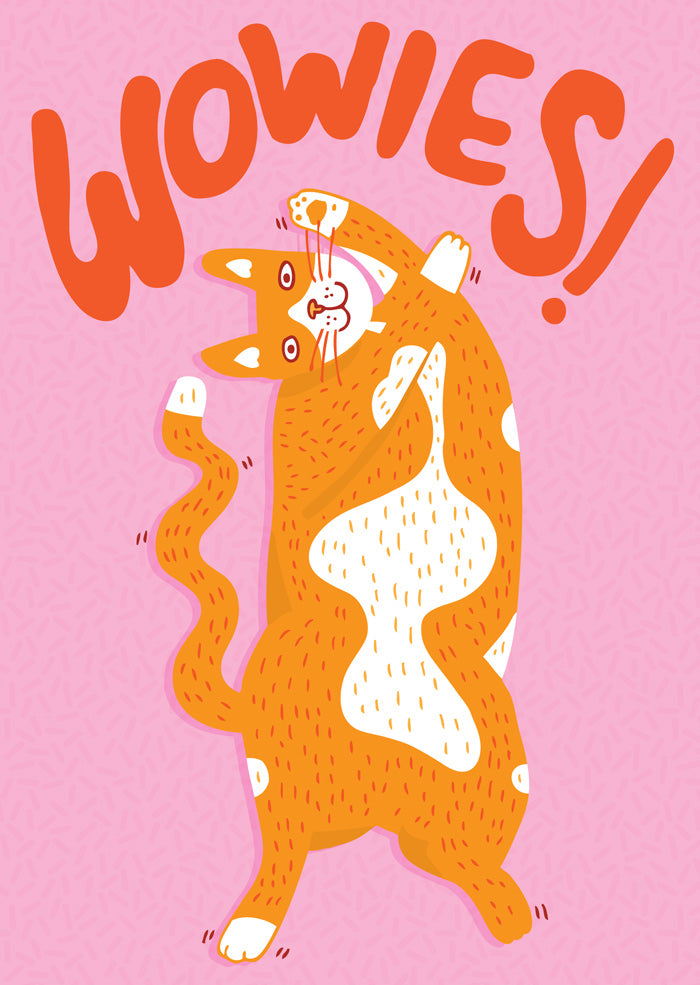 Wowies Cat - Congratulations Card