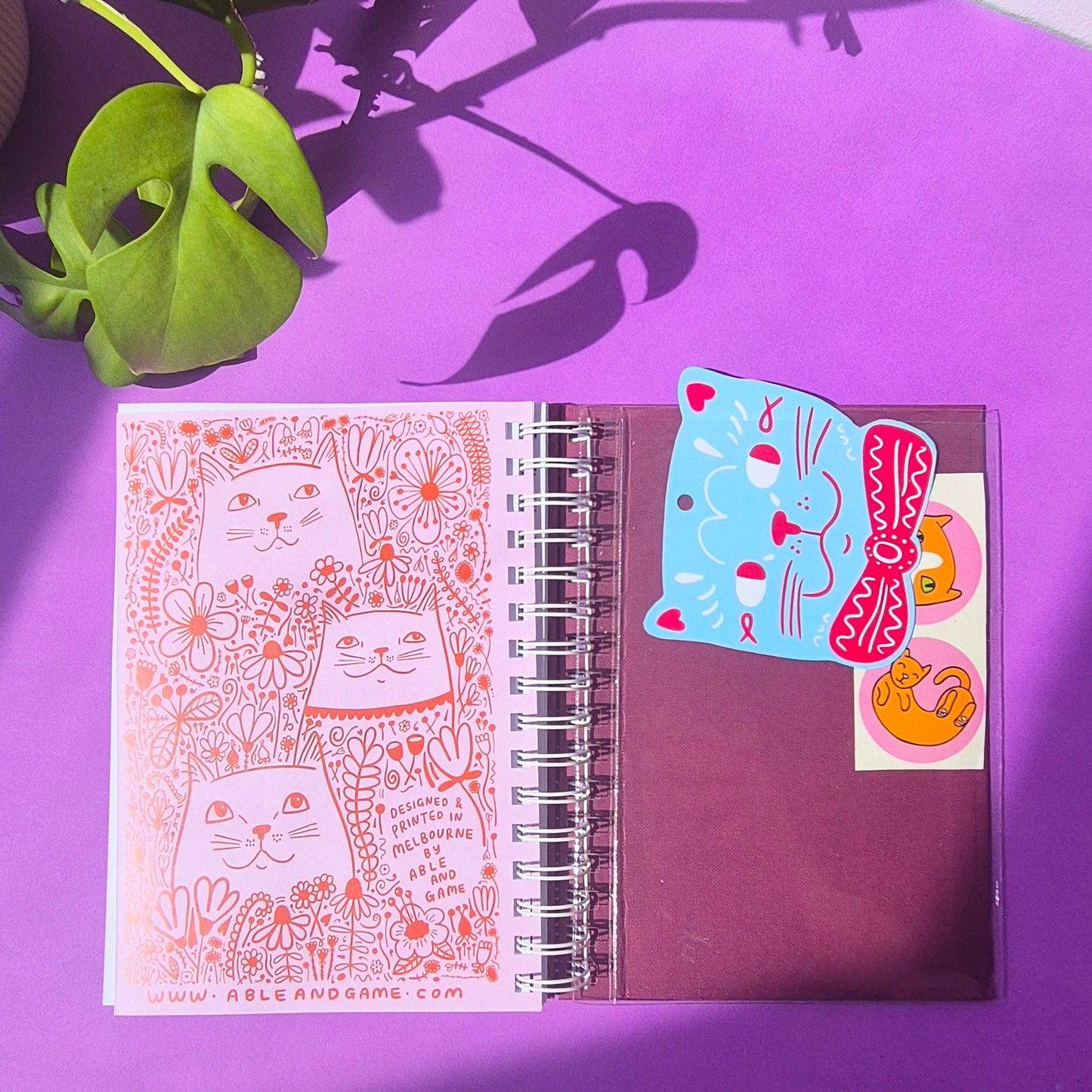 Bullet Journal - Gold Kitty Cover
