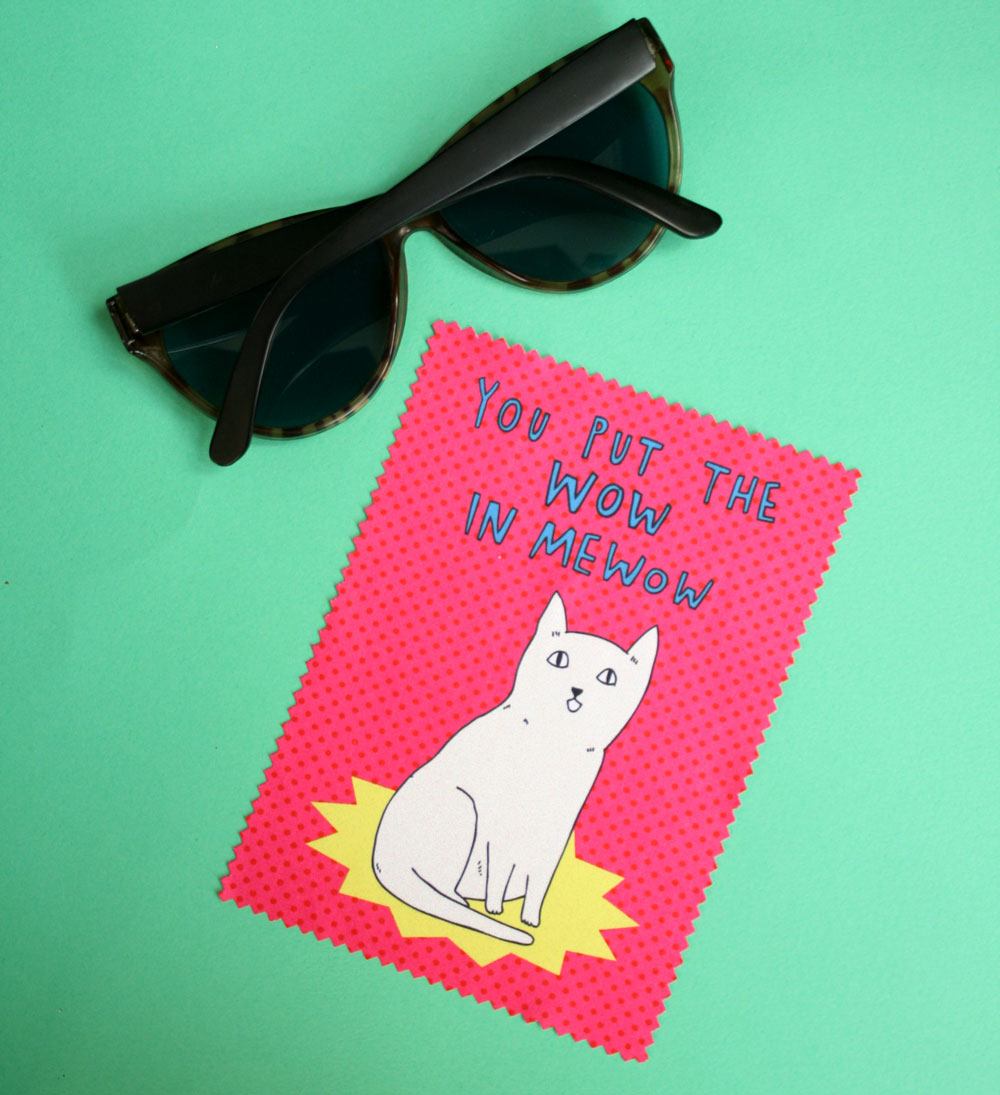 You Put The Wow In Mewow - Microfibre Glasses Cleaner