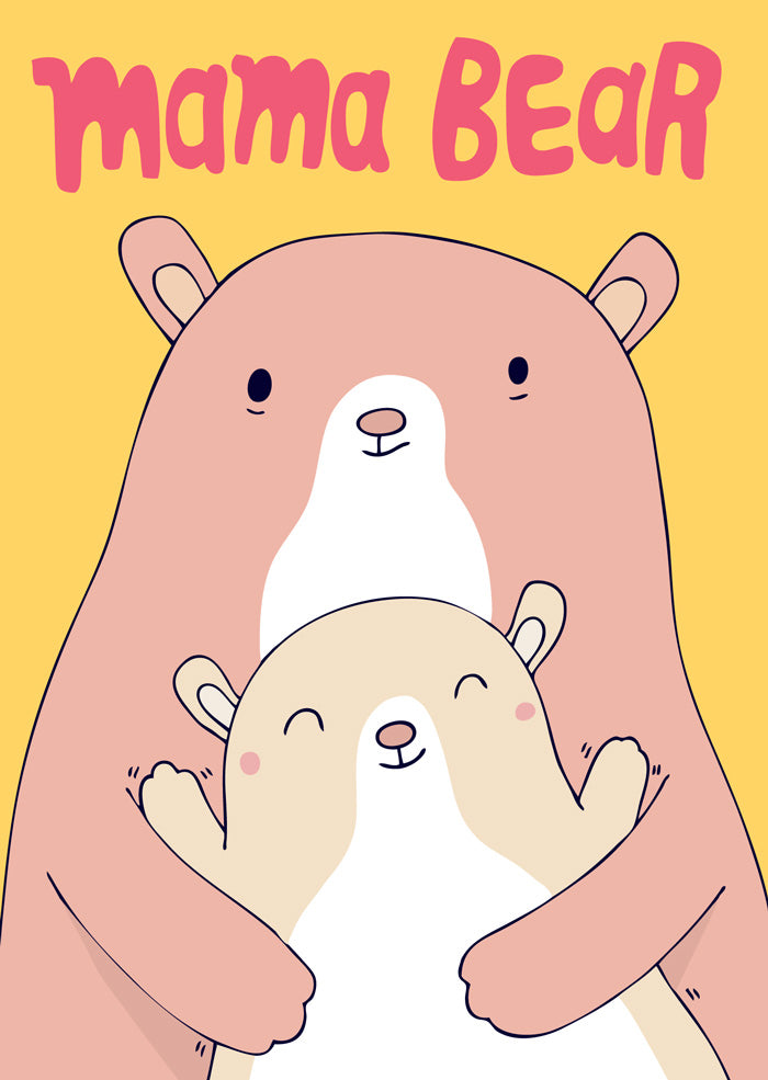 Mama Bear - Card For Mum