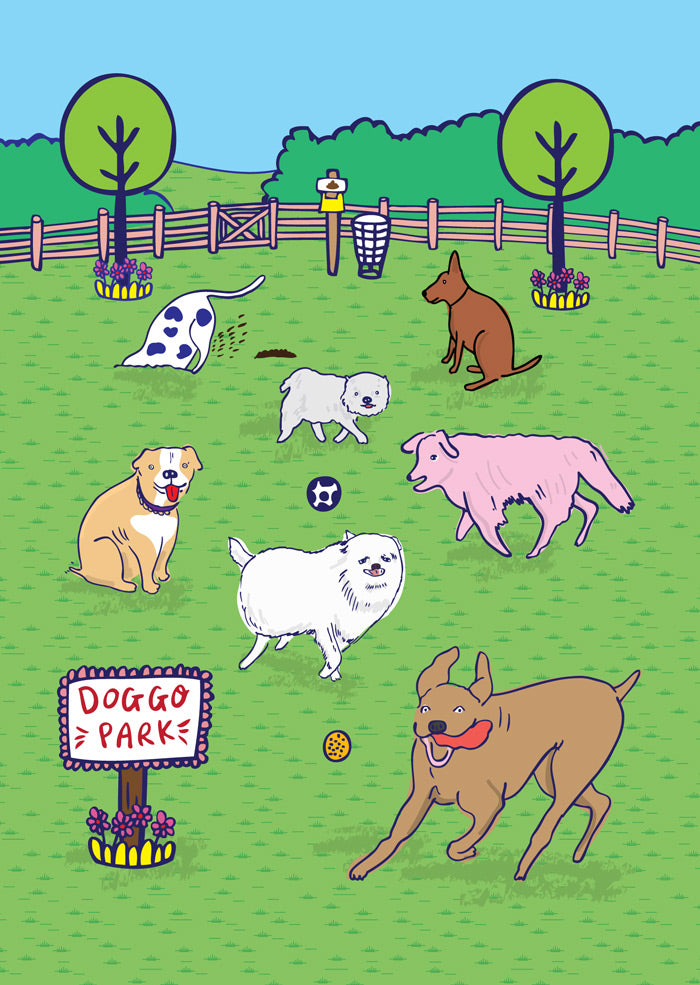 Dog Park - Microfibre Glasses Cleaning Cloth