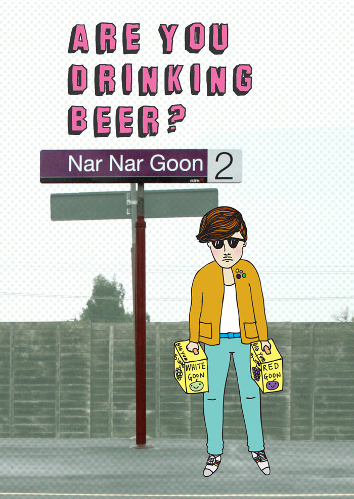 Nar Nar Goon - Greeting Card