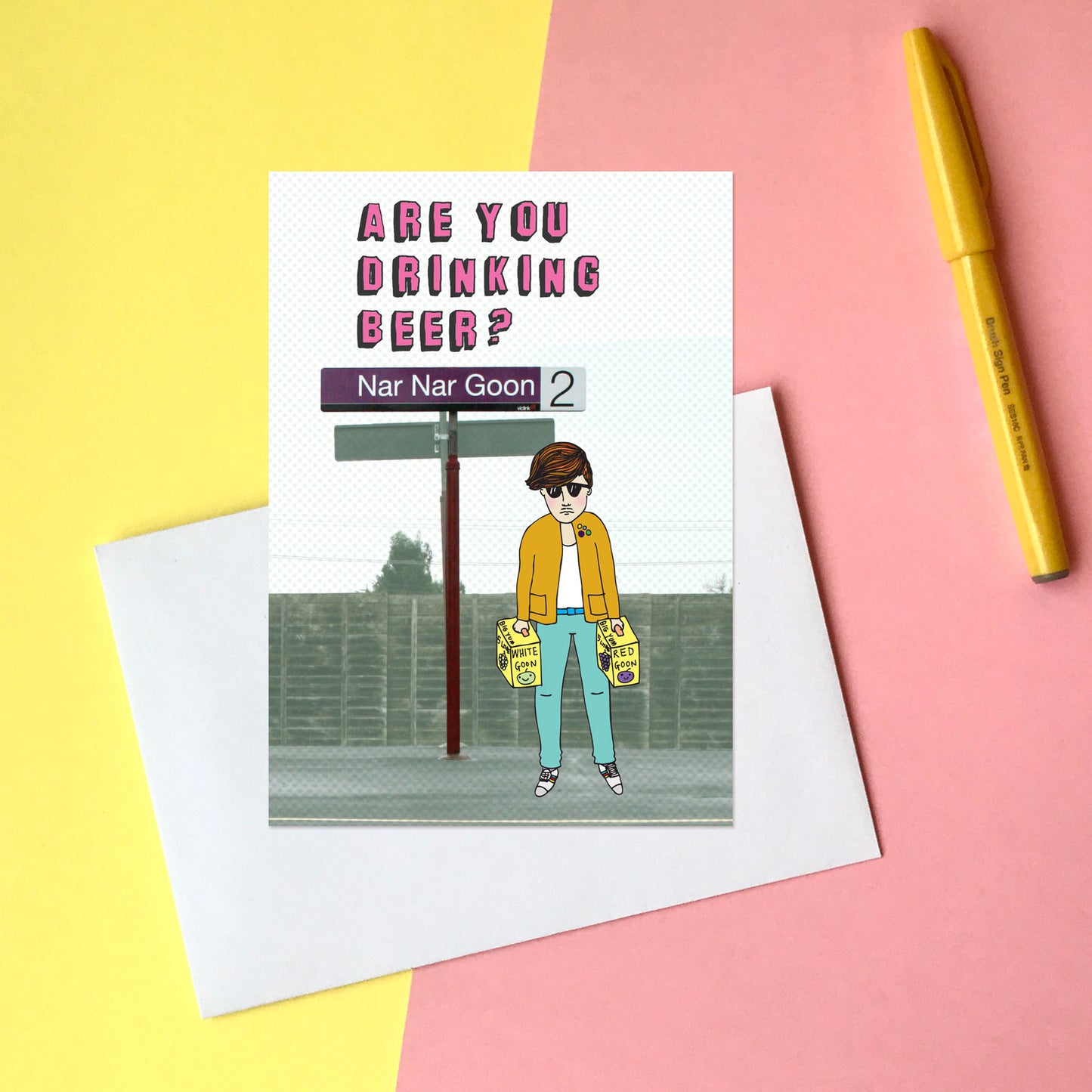 Nar Nar Goon - Greeting Card