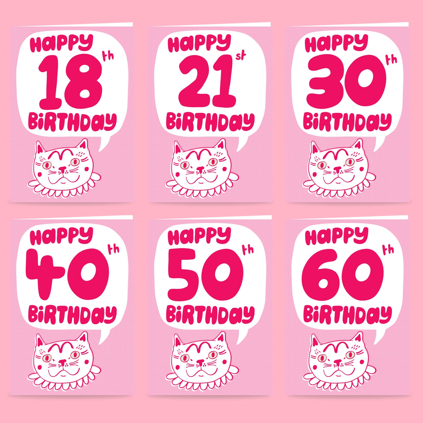 Cat Fur You're (AGE) - Milestone Birthday Card
