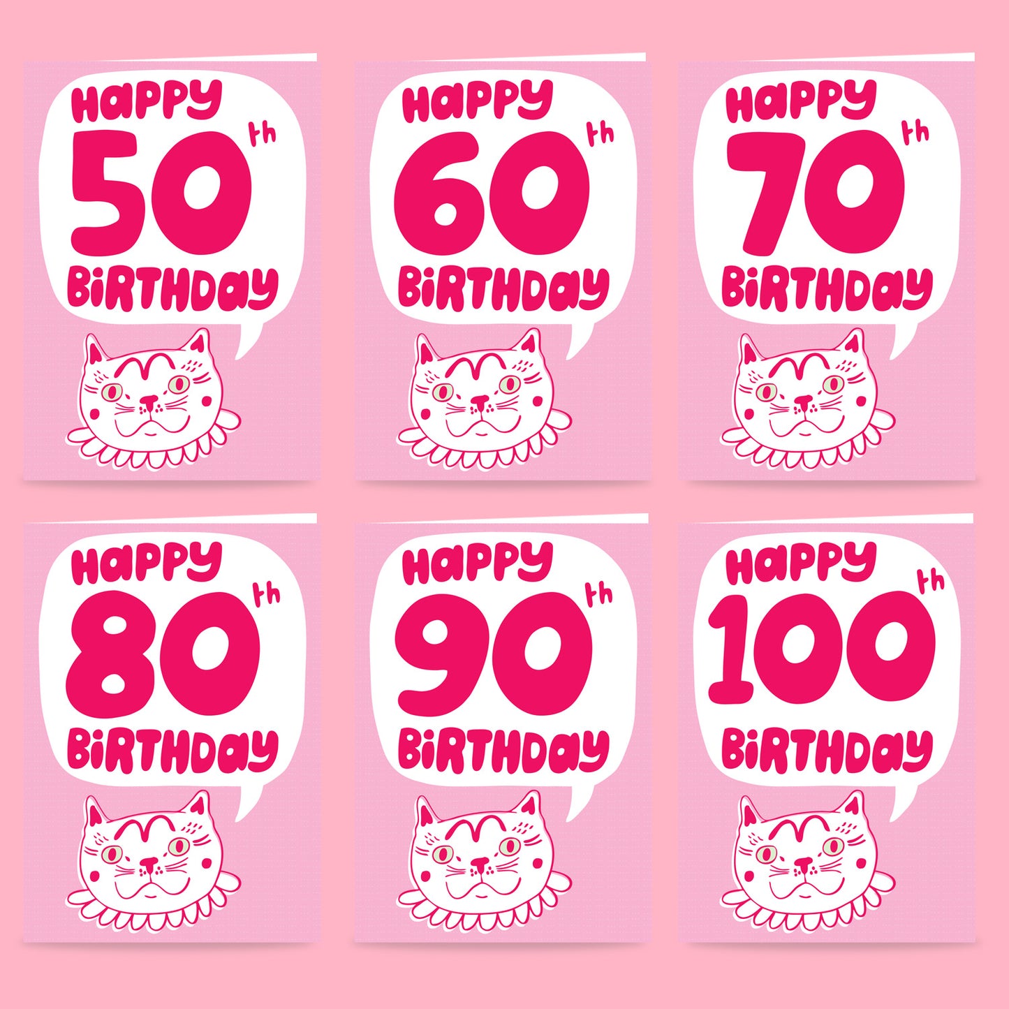 Cat Fur You're (AGE) - Milestone Birthday Card