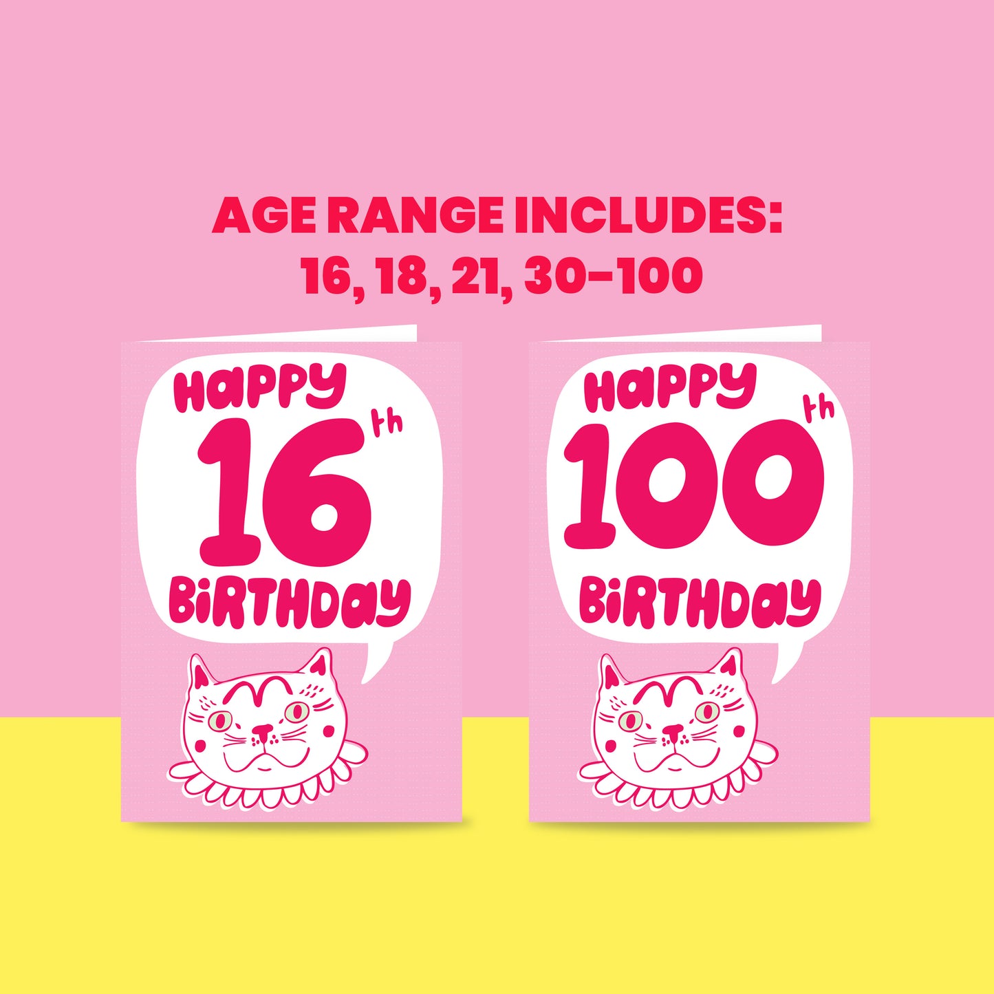 Cat Fur You're (AGE) - Milestone Birthday Card