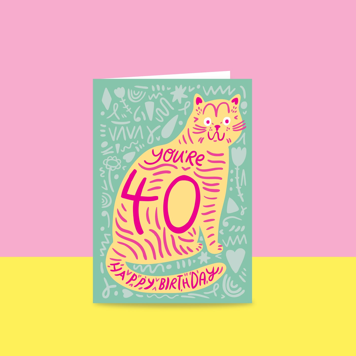 Cat Fur You're (AGE) - Milestone Birthday Card