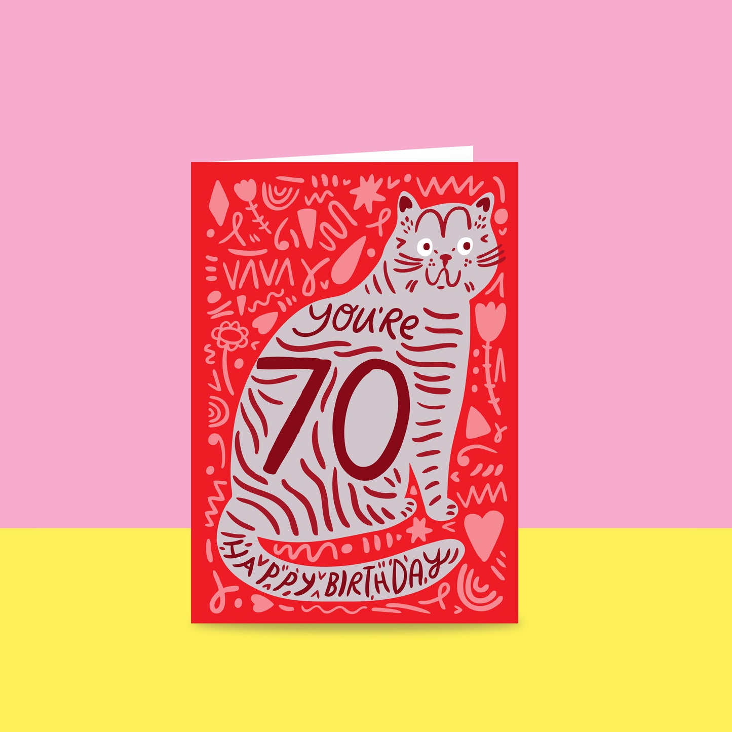 Cat Fur You're (AGE) - Milestone Birthday Card
