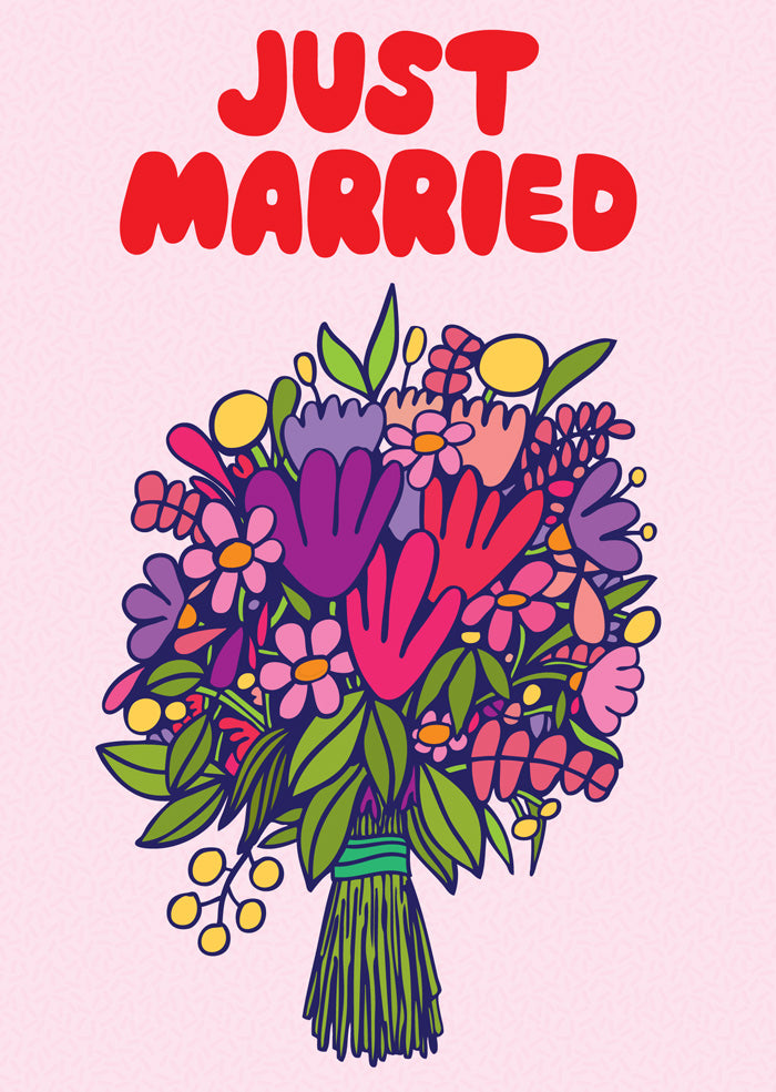Just Married - Wedding Card