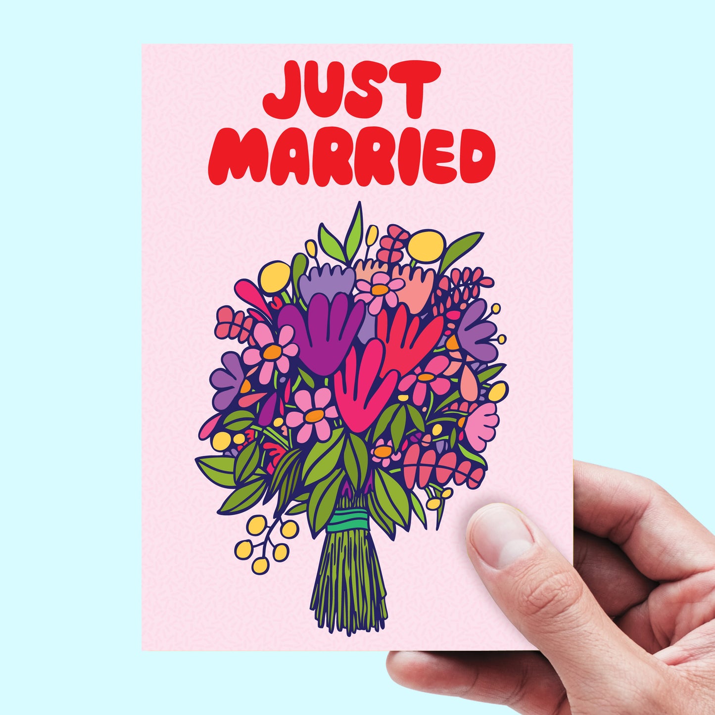 Just Married - Wedding Card