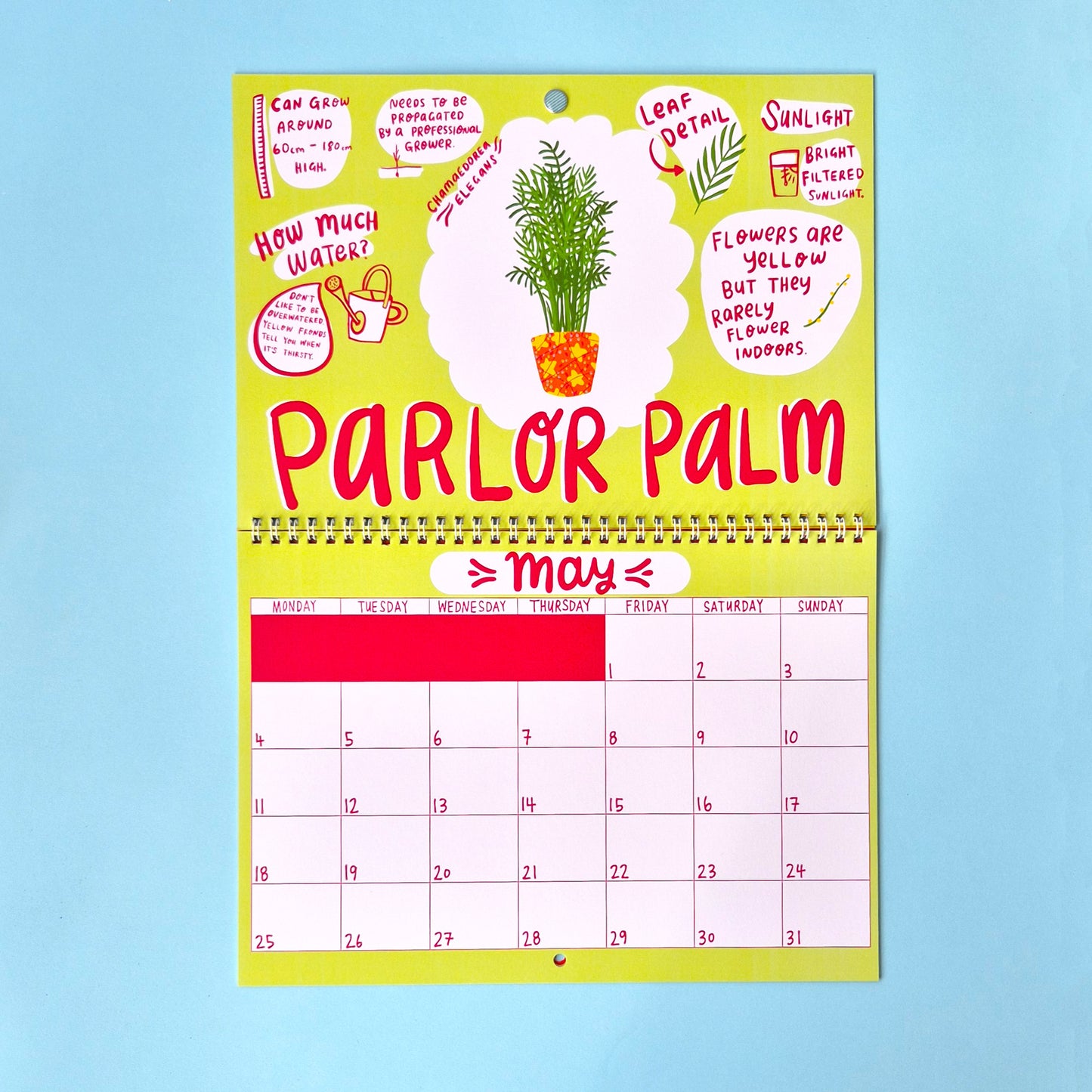2026 House Plant Calendar