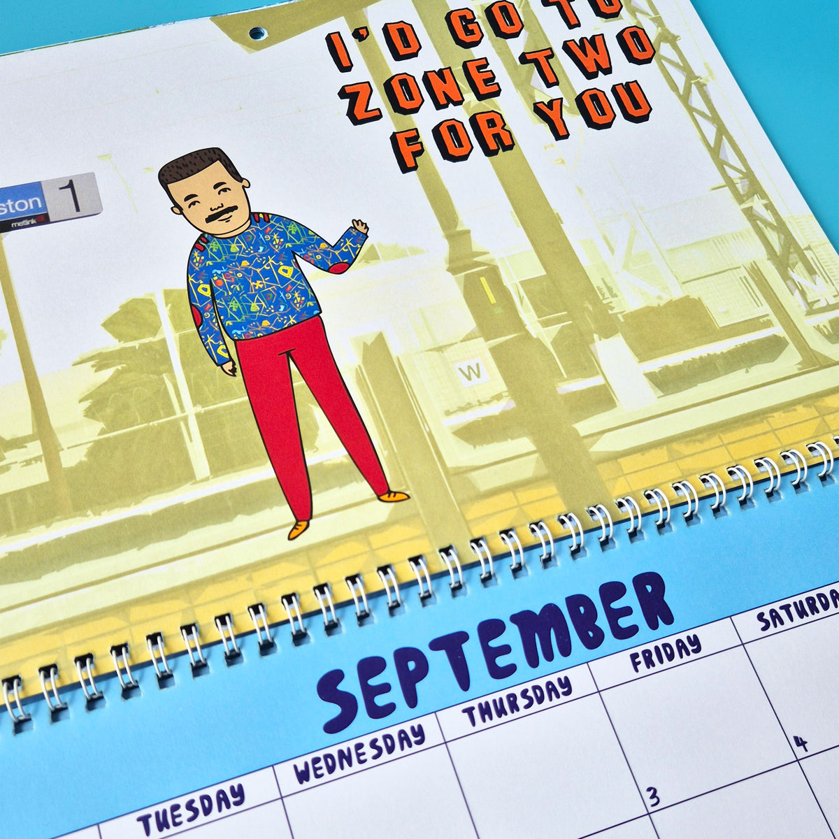 2027 Melbourne Train Station Calendar