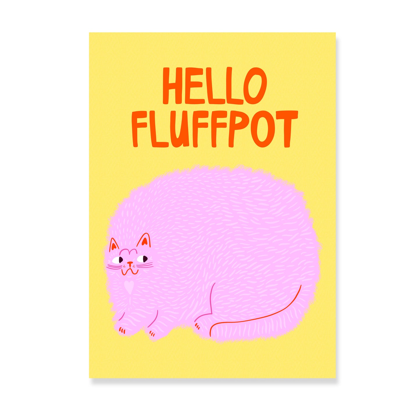 Hello Fluffpot - Art Print