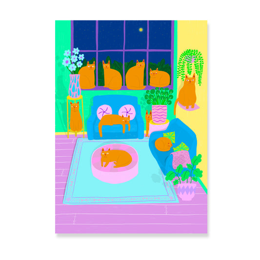 House Of Orange - Art Print