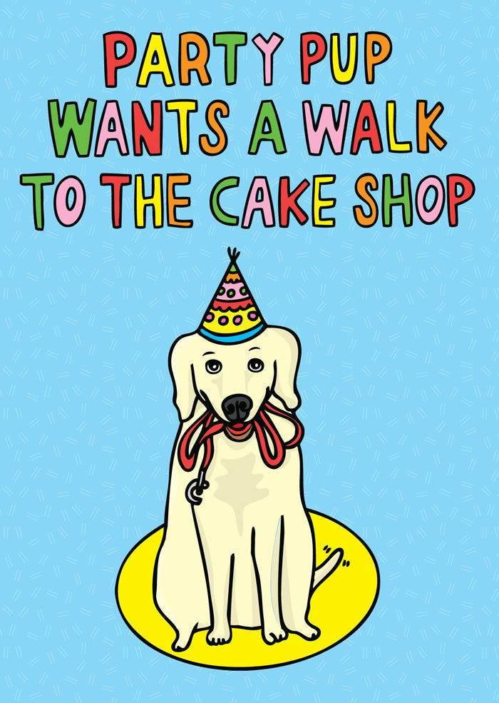 Party Pup - Birthday Card