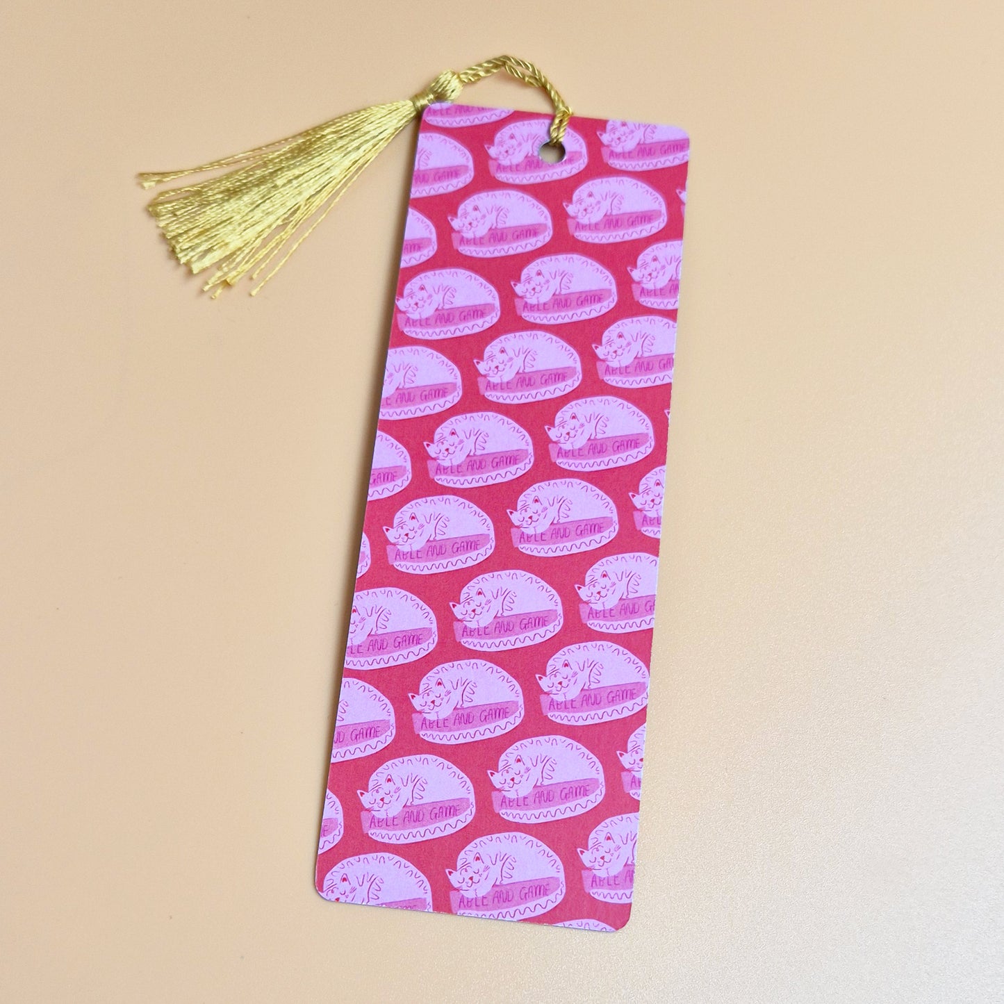 Books In Bed With Some Belly Rubs - Bookmark