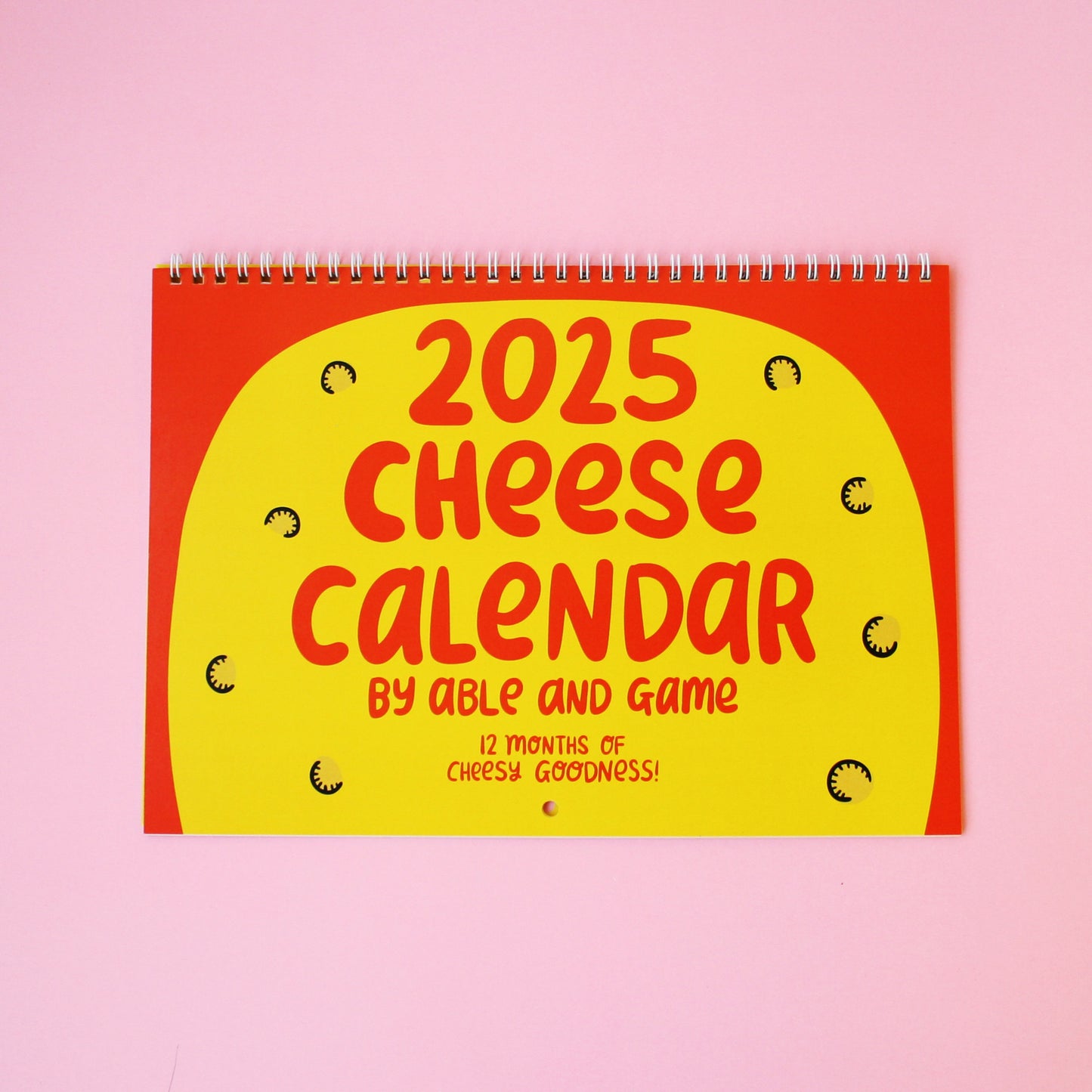 2025 Cheese Calendar