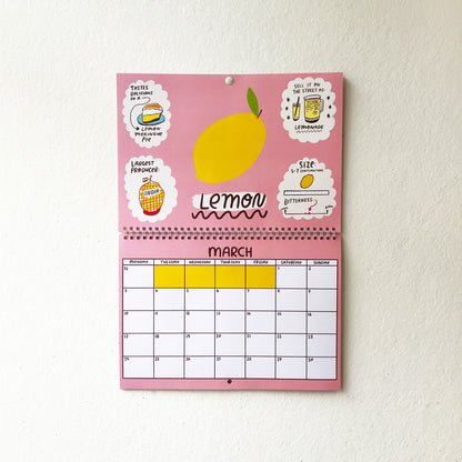 2025 Citrus Fruit Calendar