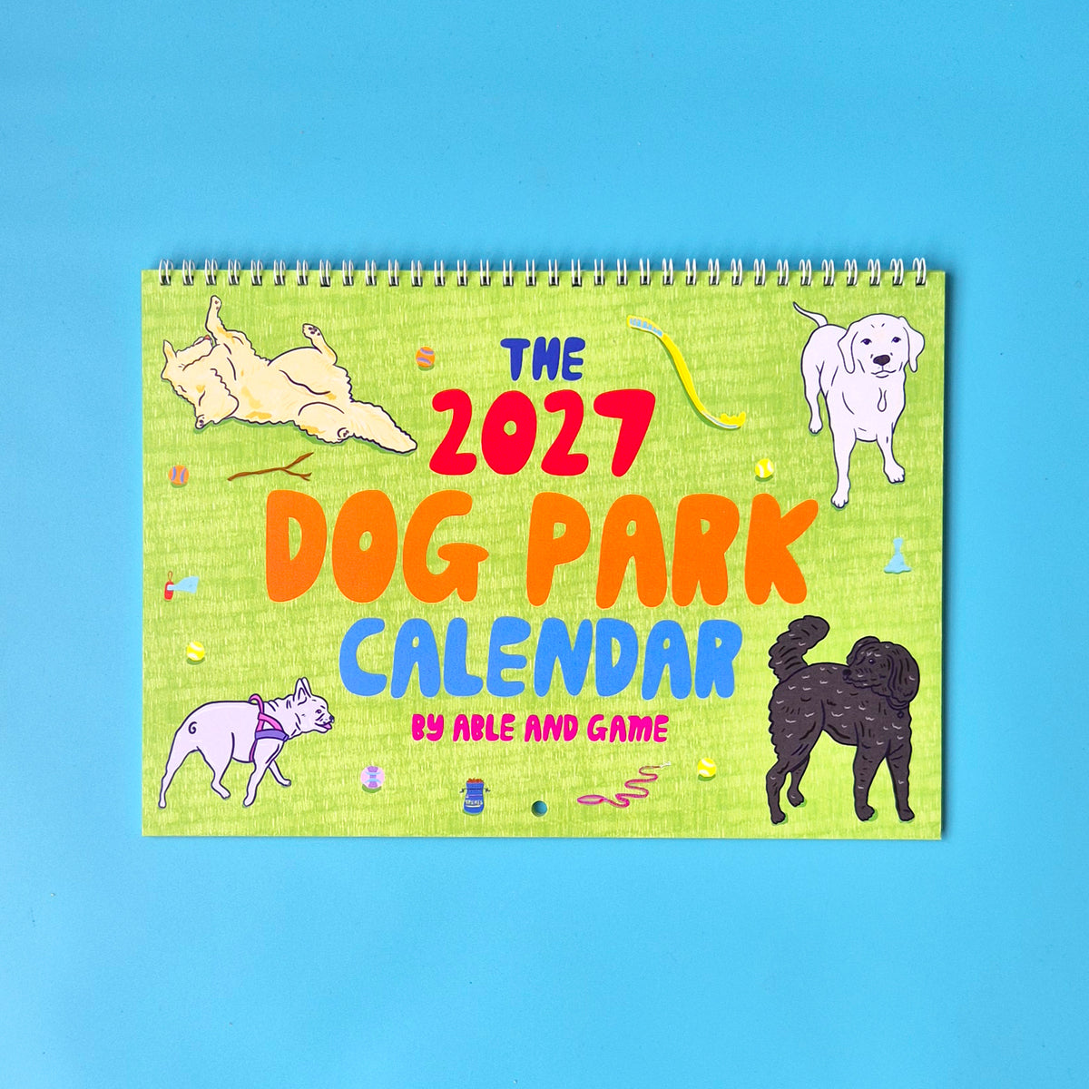 2027 Dog Park Calendar