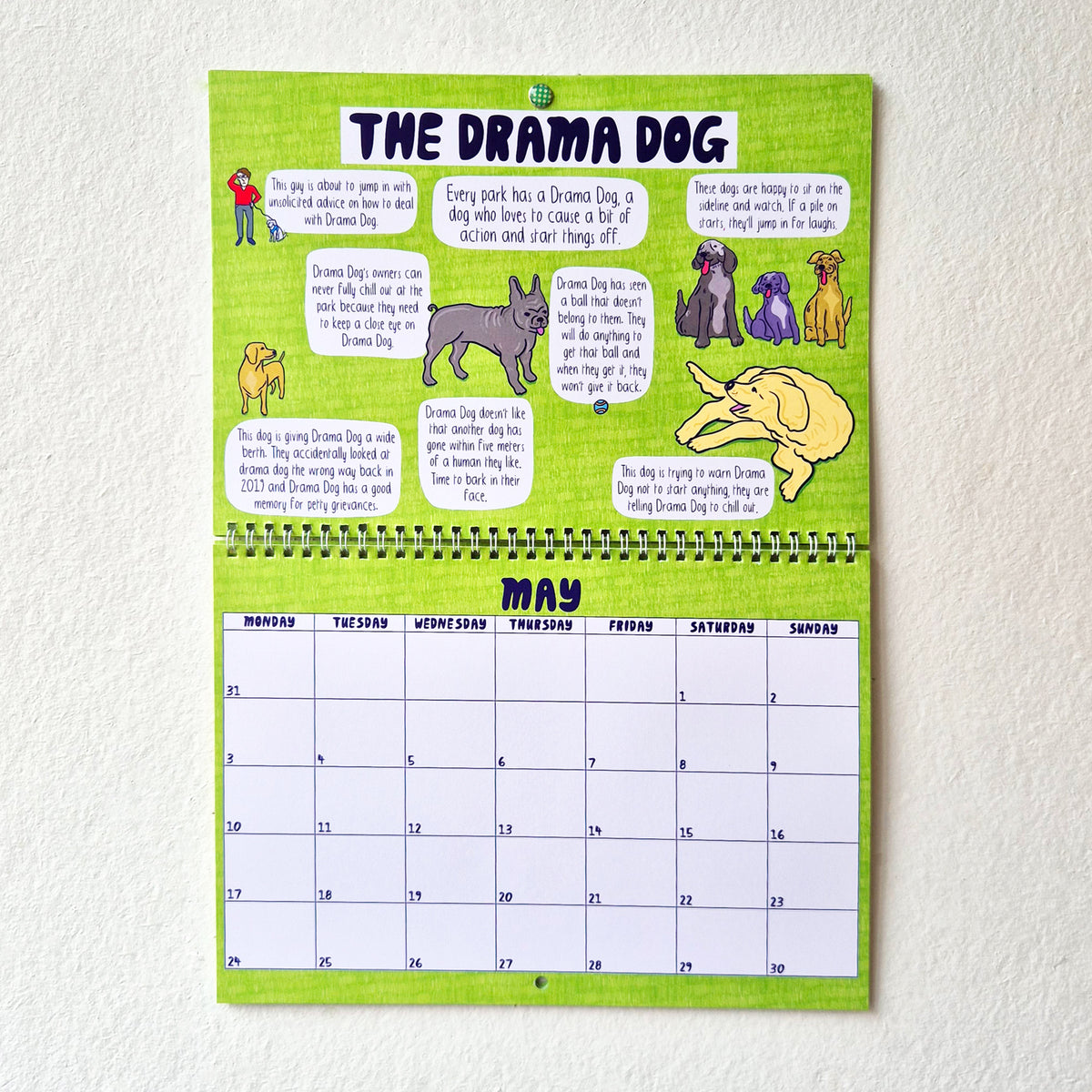 2027 Dog Park Calendar