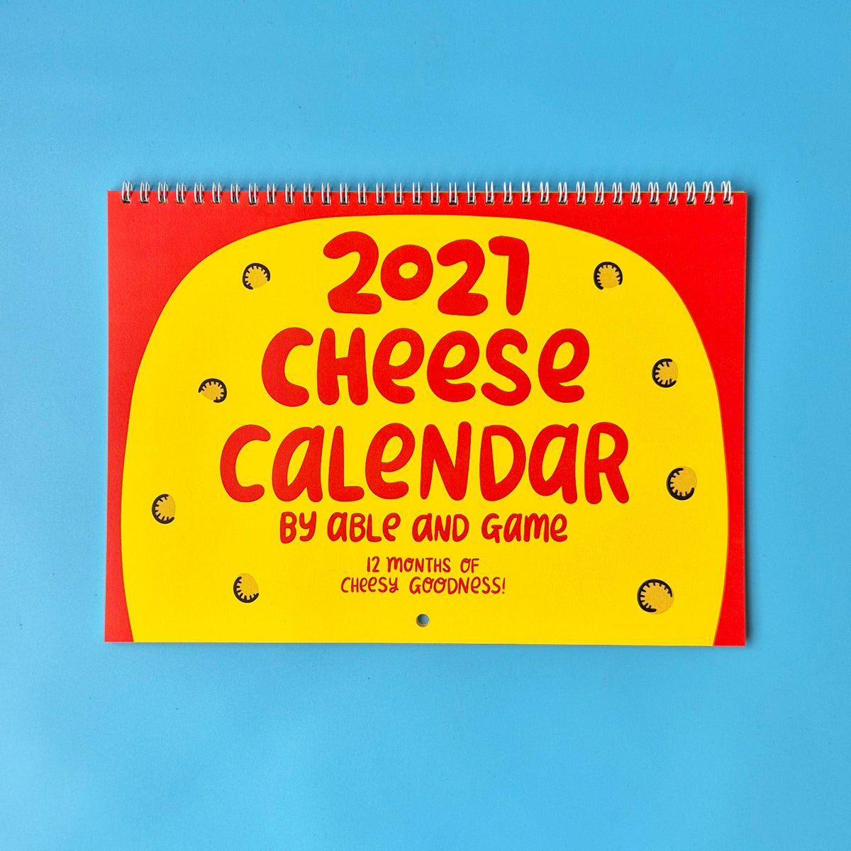 2027 Cheese Calendar