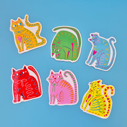 The Fridge Cat Collection (Set of 6 Magnets)